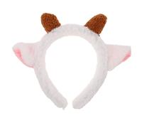 NIYANGLE Plush Lamb Headband Cute Sheep Ears Hair Accessory for Halloween Christmas Party Soft Material for Adults Boys and Girls Costumes