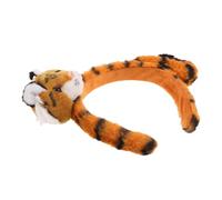 NIYANGLE Plush Tiger Headband for Women Adults Tiger Costume Accessory for Halloween Christmas Cute Plush Hairband for Boys and Girls Birthday Party Favor Skincare Friendly Material