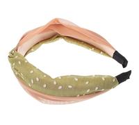 NIYANGLE Polka Dot Wide Fabric Headband for Women, Comfortable Non-slip Hairband with Delicate Design, for Fancy Ball and Everyday Wear