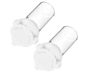 NIYANGLE Portable Ant Water Feeding Bowls Easy to Use and Install 2pcs Made of Glass and Plastic, 10ml Capacity Each for Ants Keeping and Spring Build