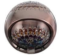 NIYANGLE Portable Ashtray with Lid Decorative Retro Small Mini Ash Tray Vintage Style Wind-Resistant Design Metal for Men Home Living Room Dining Room Indoor Outdoor Use