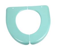 NIYANGLE Portable Folding Toilet Seat Cover for Travel, Plastic Potty Training Cushion in Nordic Green, Lightweight and Hygienic Bathroom Toilet Seat Mat for Home and On-The-go Use