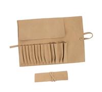 NIYANGLE Portable Rolling Makeup Brush Case Makeup Bag Brush Holder Cosmetic Storage