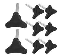 NIYANGLE Portable Toilet Chair Thumb Screws Universal Replacement Fit 8pcs with Secure Hold, Plastic and Metal Materials for Bedside Commode Chair for Those with Limited Mobility