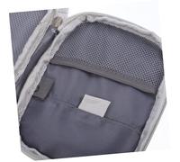 NIYANGLE Portable Travel Medicine Organizer Bag with Zipper Closure Compact Emergency Storage Pouch for Car Boat Bike and Outdoor Use Lightweight Grey Small Medical Kit Holder