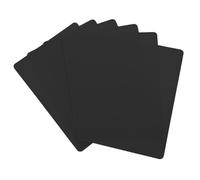 NIYANGLE Price Tags Double Sided PVC Plastic 6Pcs Waterproof Reusable A6 for Office Organisation and Supermarket Merchandise Display