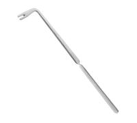NIYANGLE Professional Piano Tuning Wrench with Silver Metal Construction Versatile Repair Capabilities and Portable Maintenance Solution for Piano Repair by Technicians