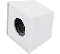 NIYANGLE Professional Portable Trapezoid Microphone Logo Station Stable Abs and Sponge Material for Microphones in Video Studios and Broadcasting Rooms