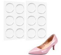 NIYANGLE Pu Anti-Slip Heel Stickers 6 Pairs Invisible Protective Feet Pads for High Heels Versatile Preventing Blisters and Shoe Friction in Women’s Footwear