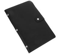 NIYANGLE PU Document Organizer Folder for Office and Travel Thick Transparent Invoice and Contract Classification Album Business Bill Storage with Document and Card Slots File Container for