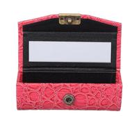 NIYANGLE Pu Lipstick Case for Handbag with Secure Storage and Cracking Prevention, Stylish Decorative Lipstick Organizer for Travel, Compact Lip Balm Holder for Women