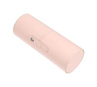 NIYANGLE Pu Makeup Brush Bucket Storage Box Decorative Brush Organizer for Home Lid for Cosmetics and Keeping Them Organized