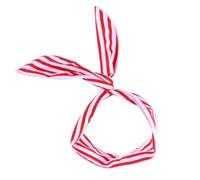 NIYANGLE Rabbit Ears Wire Headband with Bowknot for Women, Cotton and Linen Material, Easy to Put or Take, Hair Accessory for Daily Life and Dancing