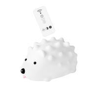 NIYANGLE Rechargeable Hedgehog Night Light with Adjustable LED Brightness, Silicone Bedside Lamp USB Charging Portable Small Lamp for Bedroom and Coffee Shop Use