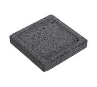 NIYANGLE Rectangular Volcanic Rock Grilling Stone for Korean BBQ and Vegetarian Ingredients, Easy Maintenance, Nutrient Lock, for Outdoor Picnics and Stylish Modern Cooking