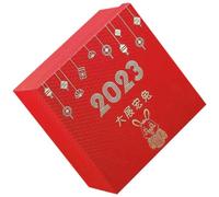 NIYANGLE Red Paper Festival Box for Chinese New Year with Storage and Wrapping Features, Classic Design for Bracelets and Biscuits, Lightweight Party Box for Holiday Gift Presentation