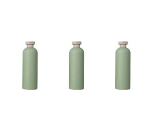 NIYANGLE Refillable Shampoo Bottles 3Pcs 400Ml Flip Cap Sub Package Containers for Travel Shower Gel and Lotion Storage