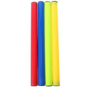 NIYANGLE Relay Baton Set 4Pcs Plastic Sturdy Flexible for Track and Field Relay Racing Competition Tools Suitable for Outdoor Athletics and Team Running Random Color