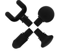 NIYANGLE Replaceable Massager Gun Heads for Deep Tissue Massage, Silicone Material and Flat Head Attachments, for Gym and Travel Use, Providing Targeted Muscle Relief and Easy