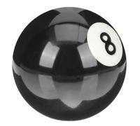 NIYANGLE Replacement 8-ball Black Resin Billiard Cue Ball Wear-resistant Pool Ball for Billiard Practice and Standard Snooker Table Games
