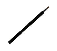 NIYANGLE Retractable Lip Brush Metal Tube Portable Makeup Tool for Lipstick Application Handy Design Nylon Fiber Bristles for Travel and Daily Use