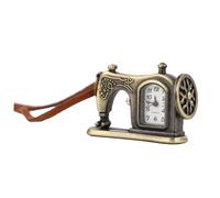NIYANGLE Retro Pocket Watch with Vintage Sewing Machine Design Creative Keychain Hanging Accessory for Accurate Timekeeping and Outfit Decoration Novel Craftsmanship for Fashion-Forward