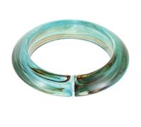 NIYANGLE Retro round Acrylic Chunky Wide Bangle Bracelet for Women, Lightweight Geometric Wristband Enhancing Everyday Looks, Suitable for Formal Attire and Birthday Presents