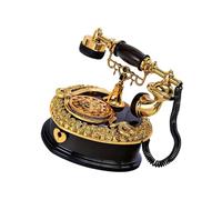 NIYANGLE Retro Telephone Music Box Jewelry Holder for Decorative Desktop Adornment with Melodious Sound and Jewelry Storage Vintage Style Organizer for Office and Home