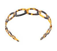 NIYANGLE Retro Tortoise Shell Headband for Women Non-Slip Decorative Hairband Geometric Acetate Hair Accessories for Shower and Face Washing