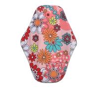 NIYANGLE Reusable Cotton Sanitary Pads with Red Lining Washable Menstrual and Postpartum Pads for Women Soft Breathable Cotton with Powerful Absorption Foldable and Portable Hygiene Towel