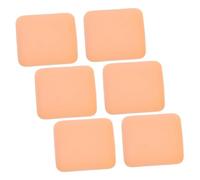 NIYANGLE Reusable Makeup Sponges 6pcs Rectangle Setting Powder Puff Dry and Wet Use Supple Cosmetic Powder Applicator for Face Makeup
