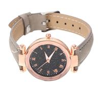 NIYANGLE Roman Dial Women Watch with Leather Strap and Quartz Movement | Glass Face, Stainless Steel Details, Adjustable Fit, Light Weight Design, Daily Wear, Gift for Holidays