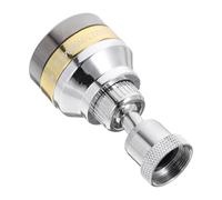 NIYANGLE Rotatable Kitchen Faucet Aerator Extension with Multi-Angle Water Control, Copper Material, Simple Installation, Silver Finish, 7.8x4.1x4.1cm for Washing Dishes and Filling