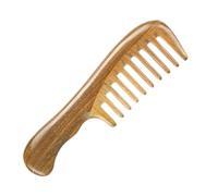 NIYANGLE Sandalwood Comb Natural Massage Wide Tooth Hair Comb for Curls Indian Head Massage Tool Wide Dense Tooth