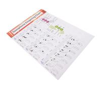 NIYANGLE Saxophone Chord Chart Large Fingering Poster for Beginners Music Chord Reference Guide Clear Sax Practice for Alto Tenor Soprano Players Read Wind Instrument Fingering Diagram