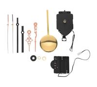 NIYANGLE Silent Quartz Pendulum Clock Mechanism Kit with Musical Chime Battery Operated Replacement Movement for DIY Wall Clock Whisper Quiet Operation for Home Office Craft Projects