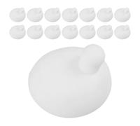 NIYANGLE Silicone Bubble Inserts and Developing Hands-on Skills for Outdoor Activities 15pcs White Silicone Material, Enhancing Playtime Experience for DIY Squeeze Props