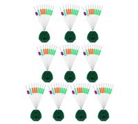 NIYANGLE Silicone Fishing Beads Stopper Float Bobber Line Stops Easy to Carry and Prevent Lines from Tangling 10pcs Lightweight Accessories for Fresh Water Fishing in Streams and Rivers