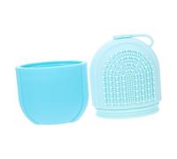 NIYANGLE Silicone Ice Face Roller Massage Tool for Skin Care, Blue Facial Ice Cube Massager for Puffiness Relief and Cooling Therapy, Suitable for Sensitive Skin and Daily Beauty Routine