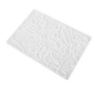 NIYANGLE Silicone Puzzle Moulds Dinosaur Epoxy Casting Mold Flexible Easy Demould Simple Epoxy Mould for DIY Crafting Puzzle Suitable for Friends and Families