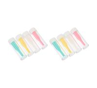 NIYANGLE Silicone Solid Scleral Inserters Contact Lens Applicators and Removers 10Pcs Portable Tools Suitable for Vacation and Daily Eye Care