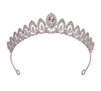 NIYANGLE Silver Alloy Wedding Headpiece for Bride with Tree Leaf Shape, Lightweight Crown Headband Featuring Dazzling Sparkle, Elegant Bridal Hair Accessory for Weddings and Other Occasions