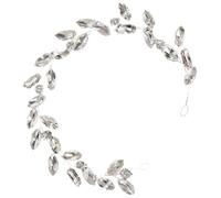 NIYANGLE Silver Bridal Hair Piece Wedding Headpiece with Alloy and Plastic Material, Easy to Use and Not Easy to Break, Hair Accessory for Women at Weddings and Banquets