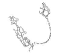 NIYANGLE Silver Zinc Alloy Fashion Rings with Chic Hollow Flower Design, Stackable and Adjustable for Festival Party or Gifts to Mothers and Friends