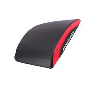 NIYANGLE Sit Up Pad Abdominal Mat Foldable Cotton Cushion Back Support for Gym and Waist Exercises Black Red