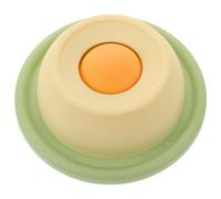 NIYANGLE Slow Feeder Dog Bowl for Puppies and Cats with Yellow Plastic Sphere Shape, Promotes Healthy Eating and Easy to Clean, for Everyday Pet Feeding Routines at Home