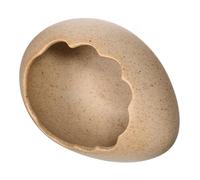 NIYANGLE Small Porcelain Bowl 220Ml Cracked Egg Shape Ceramic Ice Cream Bowl for Home Kitchen and Birthday Celebrations