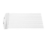 NIYANGLE Snare Wire Iron Strands Half Design Snare Drum Wire with End Plates for Reduced Buzzing Metal and Musicians