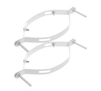 NIYANGLE Solar Light Pole Mount Adapter with Iron Sheet for Lamp Post Installation, Weather Resistant and Easy Installation Outdoor Lighting Accessory for Roads and Gardens