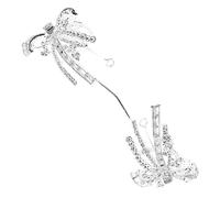 NIYANGLE Sparkling Rhinestone Crown Headband for Elegant Headdress for Brides and Party Events for Weddings Birthdays and Festivals Shiny Accessory for Memorable Moments